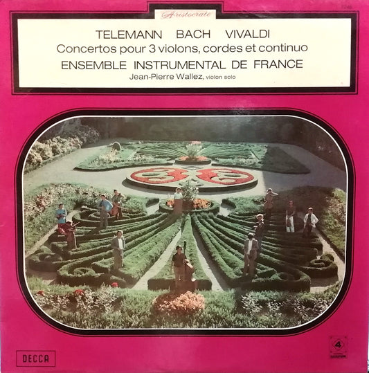 Concertos pour 3 violons, cordes et continuo
