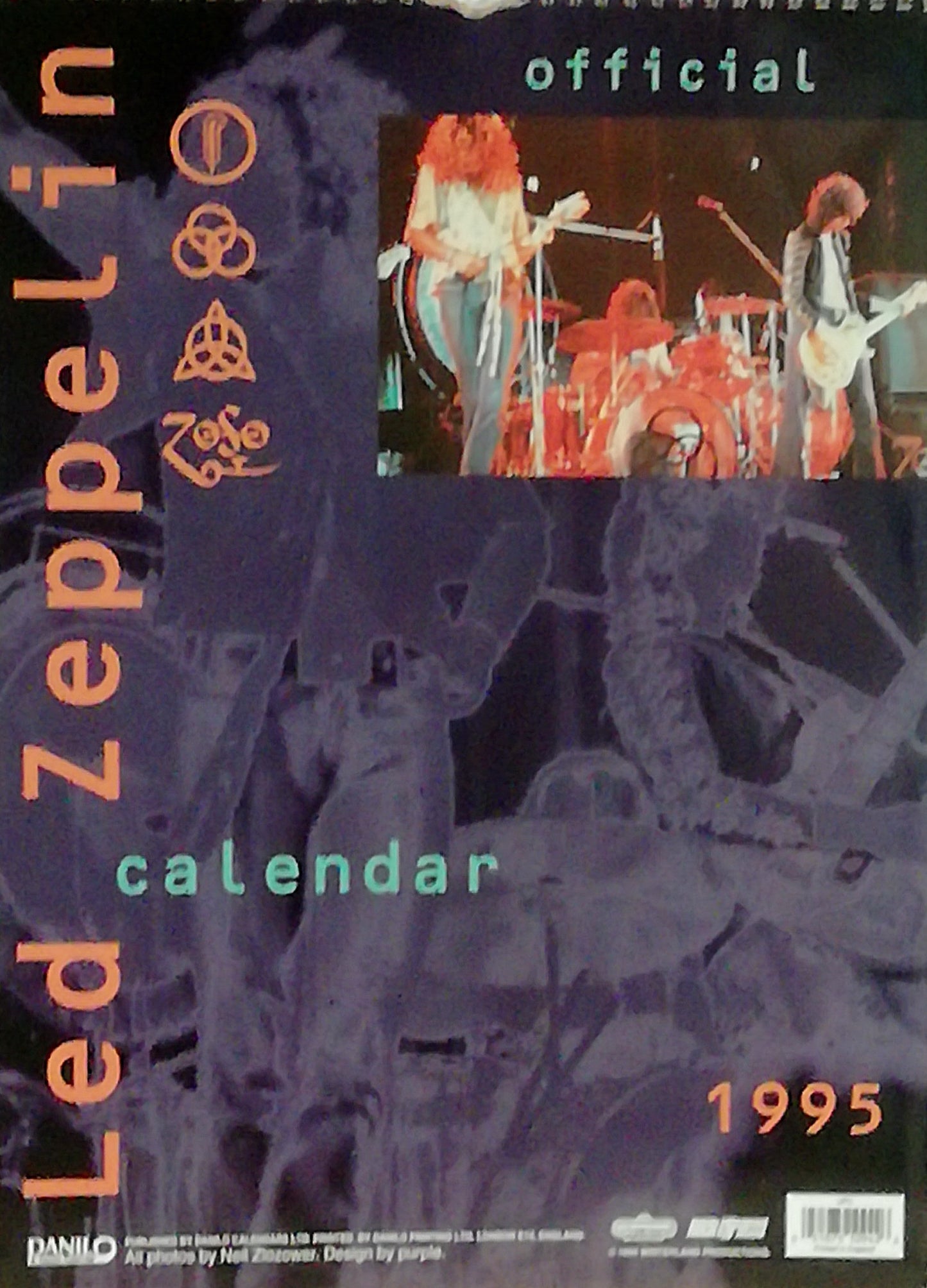 Led Zeppelin Calendar 1995