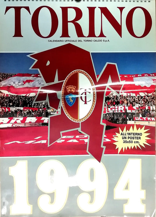Calendario ufficiale del Torino Calcio S.p.A. 1994
