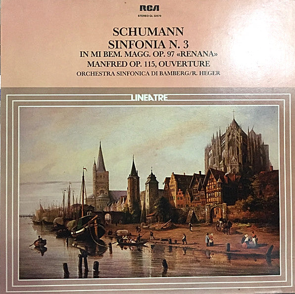 Schumann – Sinfonia N. 3 "Renana" / Manfred, Ouverture