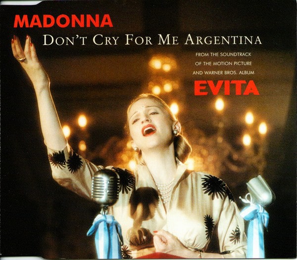 cds Madonna – Don't Cry For Me Argentina