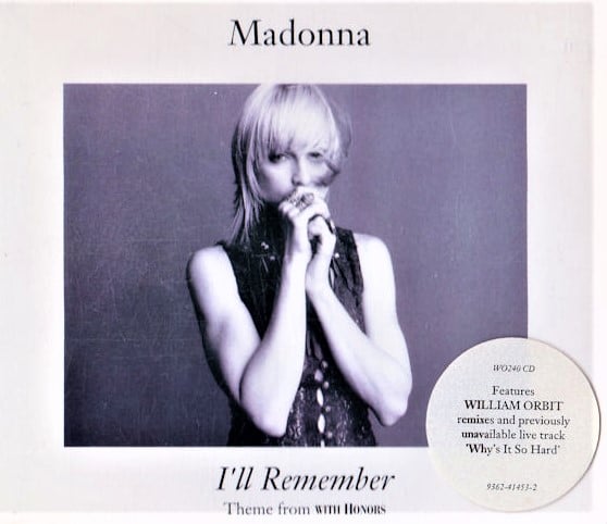 madonna i'll remember cds
