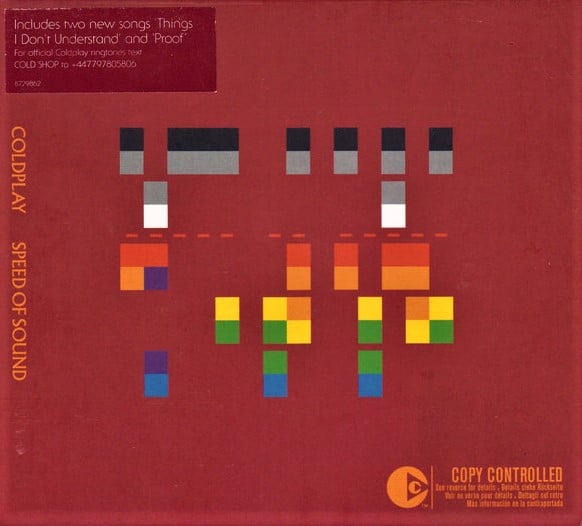 coldplay speed of sound cds