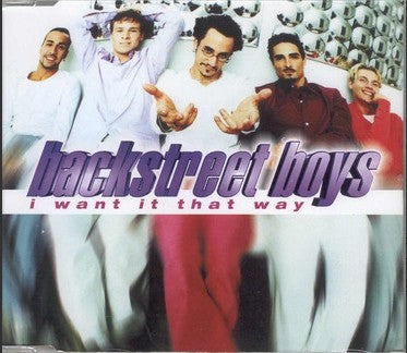 backstreet boys cds i want it that way cardsleeve jewel case