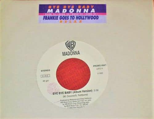 madonna bye bye baby sticker