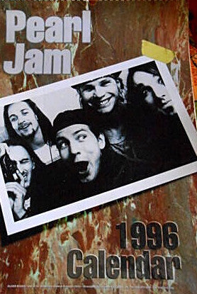 Pearl Jam Calendar 1996