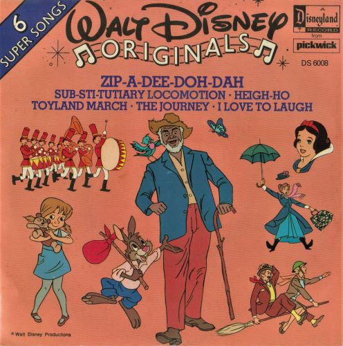 Walt Disney Originals Zip A dee Doh Dah