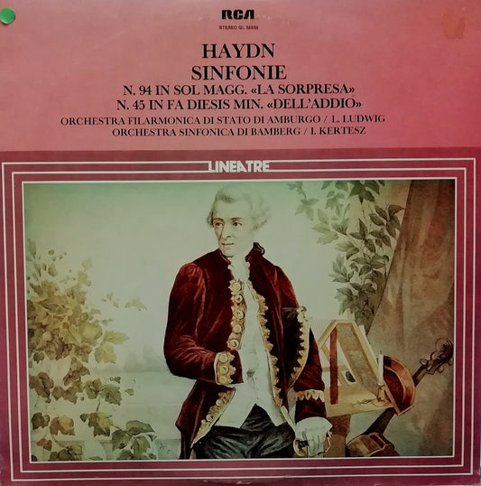 Hydn  Sinfonie: N. 45 in Fa Diesis Min. dell'addio / N. 94 In Sol Magg. la sorpresa