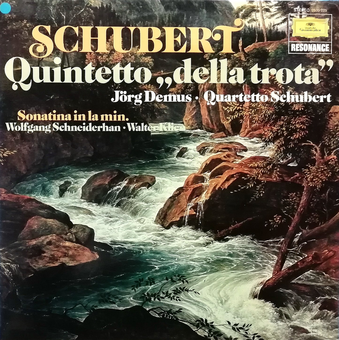 Schubert  – Quintetto della Trota / Sonatina in la min.