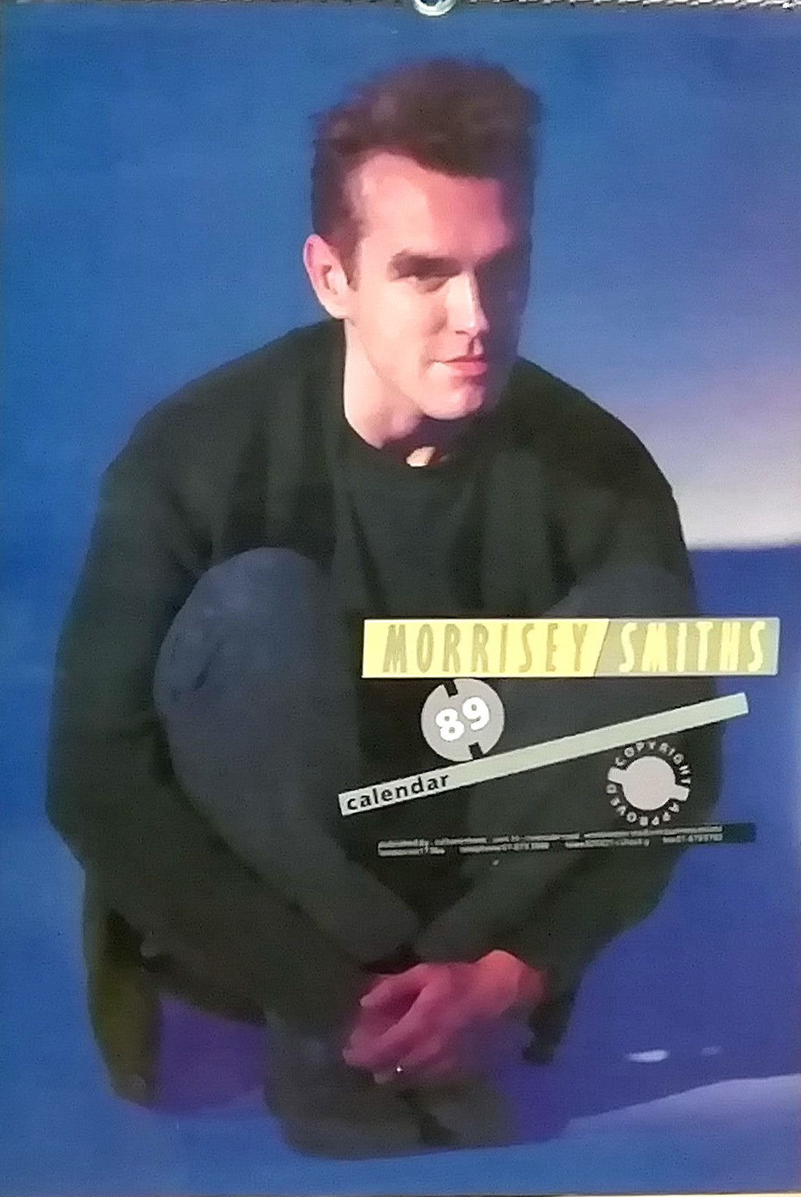 Morrissey/Smiths Calendar 1989