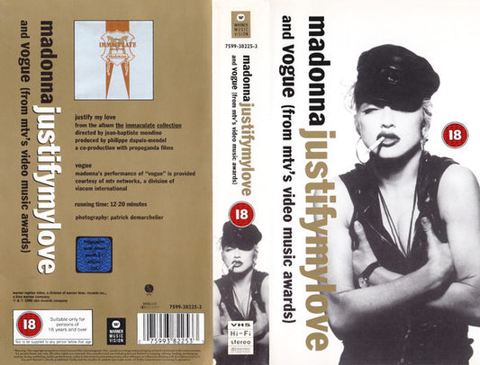 Justify my love and Vogue - From MTV's Video Music Awards