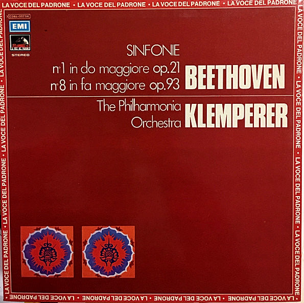 Beethoven  Sinfonie N 1 in do maggiore Op. 21 / N 8 in fa maggiore Op. 93