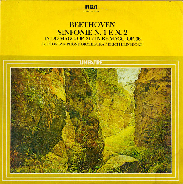 Beethoven Sinfonie N. 1 E N. 2 In Do Magg. Op. 21 / In Re Magg. Op. 36