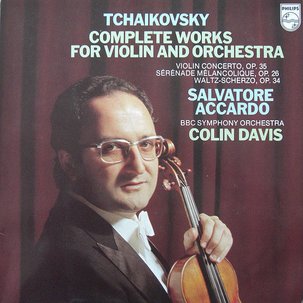 Tchaikovsky Complete Works For Violin And Orchestra