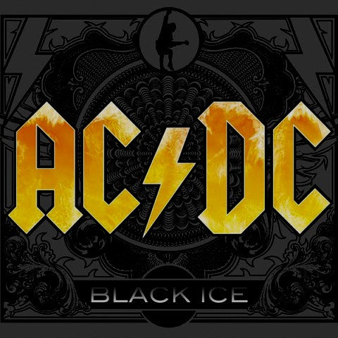 acdc cd black ice giallo