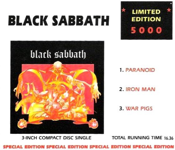 black sabbath cds paranoid