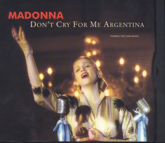 Madonna ‎– Don't Cry For Me Argentina
