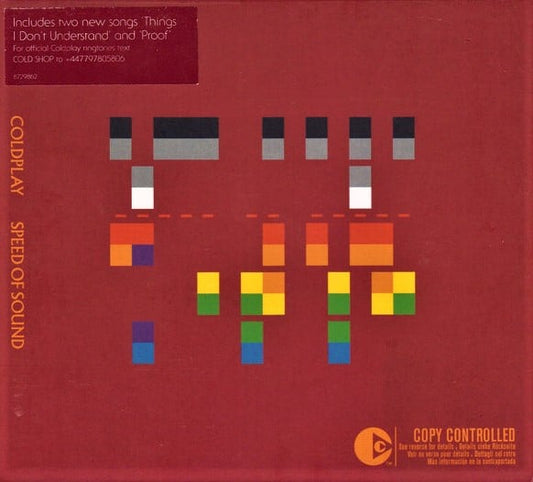 coldplay speed of sound cds