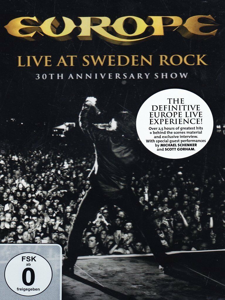 Europe Live At Sweden Rock 30th Anniversary Show dvd