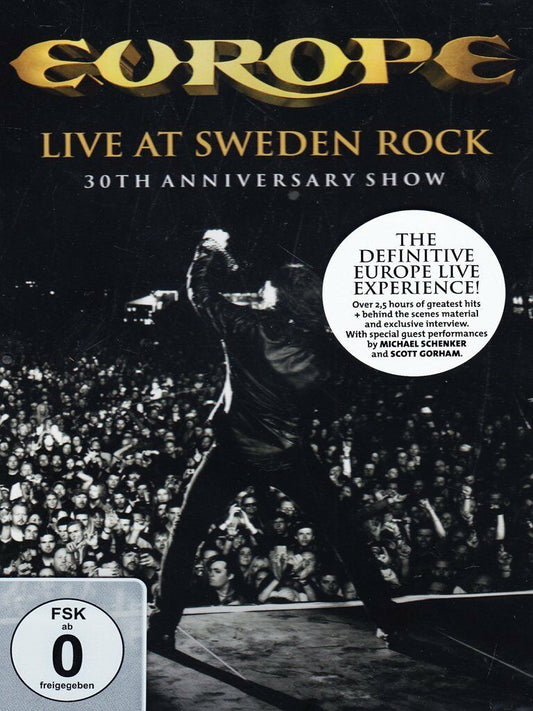 Europe Live At Sweden Rock 30th Anniversary Show dvd