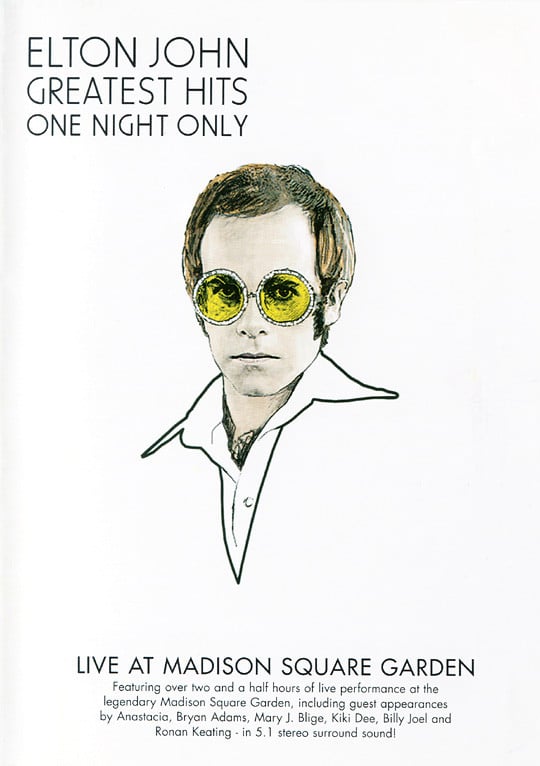 Elton John ‎– Greatest Hits - One Night Only dvd