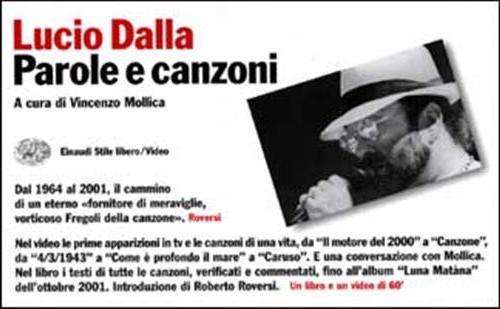 Dalla Parole e Canzoni a cura di Vincenzo Mollica